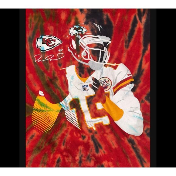 Nike Patrick Mahomes Kansas City Chiefs Tie-Dye Tee - Picture 3 of 4